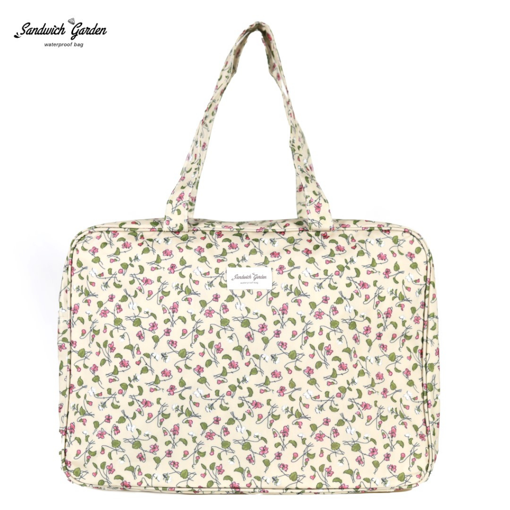 กระเป๋าเดินทาง กระเป๋าใส่ของออกกำลังกาย วัสดุผ้าเคลือบกันน้ำแบบเนื้อด้าน แบรนด์ Sandwich Garden