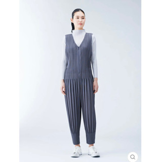 #ส่งต่อ Pleats please style Jumpsuit สีดำ