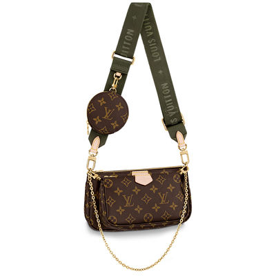 LouisVuitton Louis Vuitton LV women's bag Five-in-one shoulder messenger bag MULTI POCHETTE ACCESSORIES กระเป๋าถือ หนังว