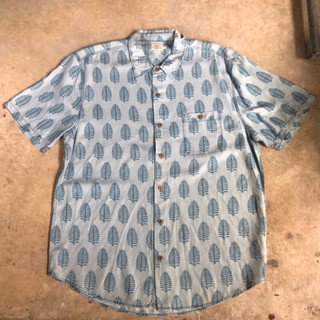 เสื้อฮาวาย Vtg.Hawaii Shirt FAHERTY BRAND MADE IN CHINA Sz.XXL 100% TENCEL