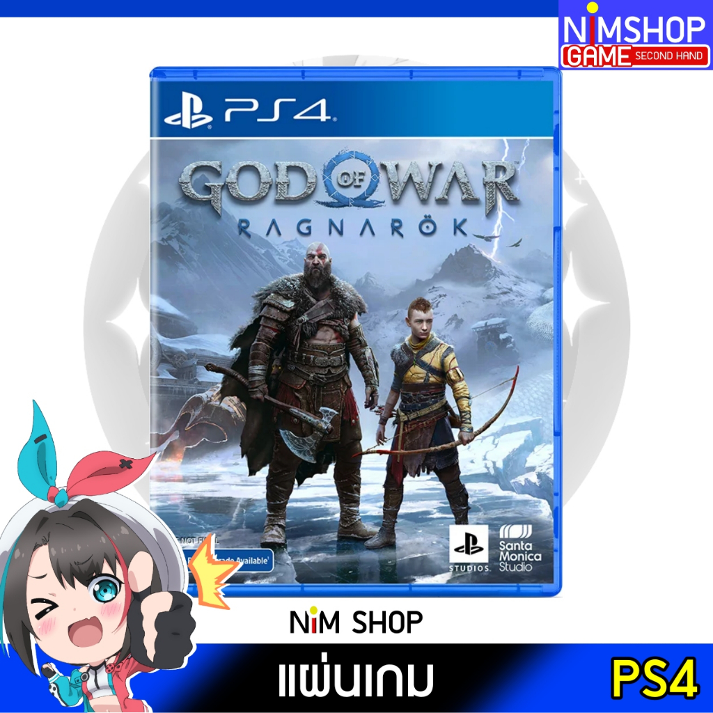 (มือ2) PS4 : God of War Ragnarok รองรับภาษาไทย แผ่นเกม มือสอง สภาพดี