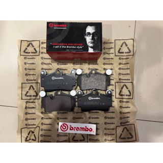 ผ้าเบรคหลัง Brembo Black สำหรับปั๊ม Cayenne 4pot (17z/18z)