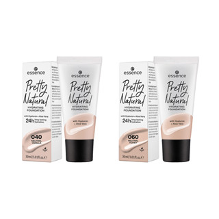 essence Pretty Natural hydrating foundation เอสเซนส์พริตตี้เนเจอรัลไฮดราติ้งฟาวเดชั่น