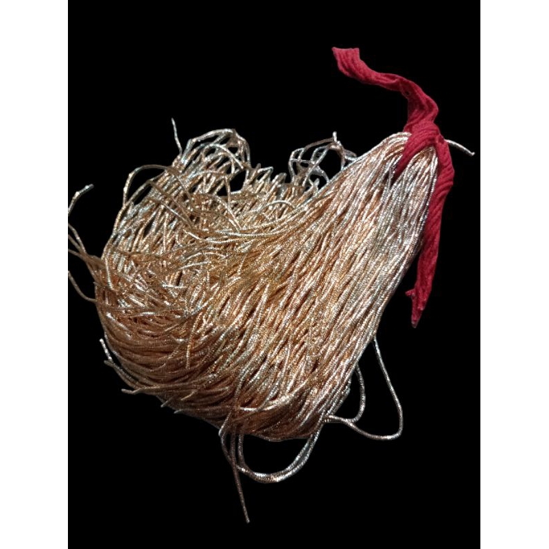 ดิ้นโปร่ง สี rose  สำหรับงานปักหรืองานฝีมือ หนักห่อละประมาณ 100 กรัม