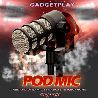 [กรุงเทพฯ ด่วน 1 ชั่วโมง] Rode PodMic Dynamic Broadcast Microphone สินค้ารับประกันศูนย์ไทย 2 ปี