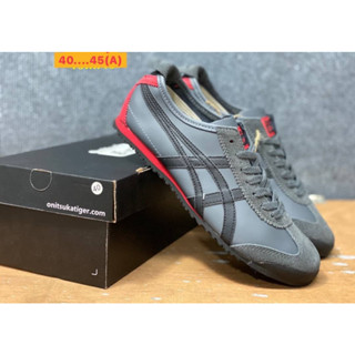 รองเท้าโอนิซึกะไทเกอร์ แบบหนัง✔แท้100% มี5สีให้เลือก รองเท้าOnitsuka Tiger Mexico66【รูปถ่ายจากสินค้าจริง Size:37-45eu】