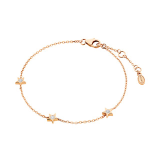 PRIMA สร้อยข้อมือประดับเพชรตัวเรือน 9K สี Rose gold Little star collection รหัสสินค้า 991L0358-01