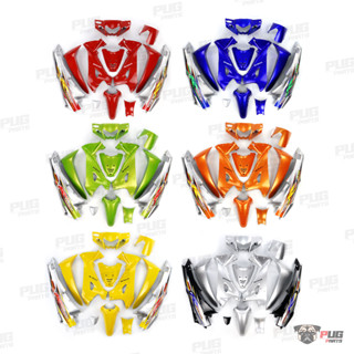 PUGParts ชุดสีwave125R หัวแหลม ชุดสีเวฟ125R ปี2005 (ชุด12ชิ้…