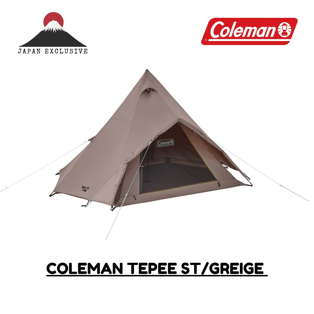 เต็นท์ทรงกระโจม Coleman JP Tepee ST/Greige 3 person Japan Exclusive Tent พร้อมส่ง