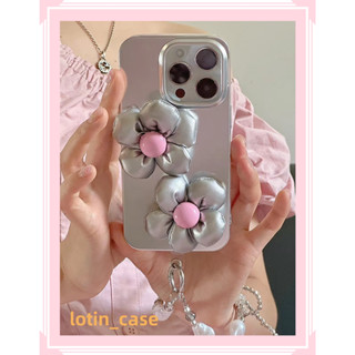 🎁ส่งของขวัญ🎁เคสไอโฟน สำหรับ 11 13 for iPhone Case 14 12 Pro Max ดอกไม้ แฟชั่น ระดับสูง กันกระแทก ปกป้อง เคสโทรศัพท์