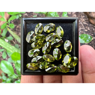 cz Olive Diamond 6x4mm 10 pieces