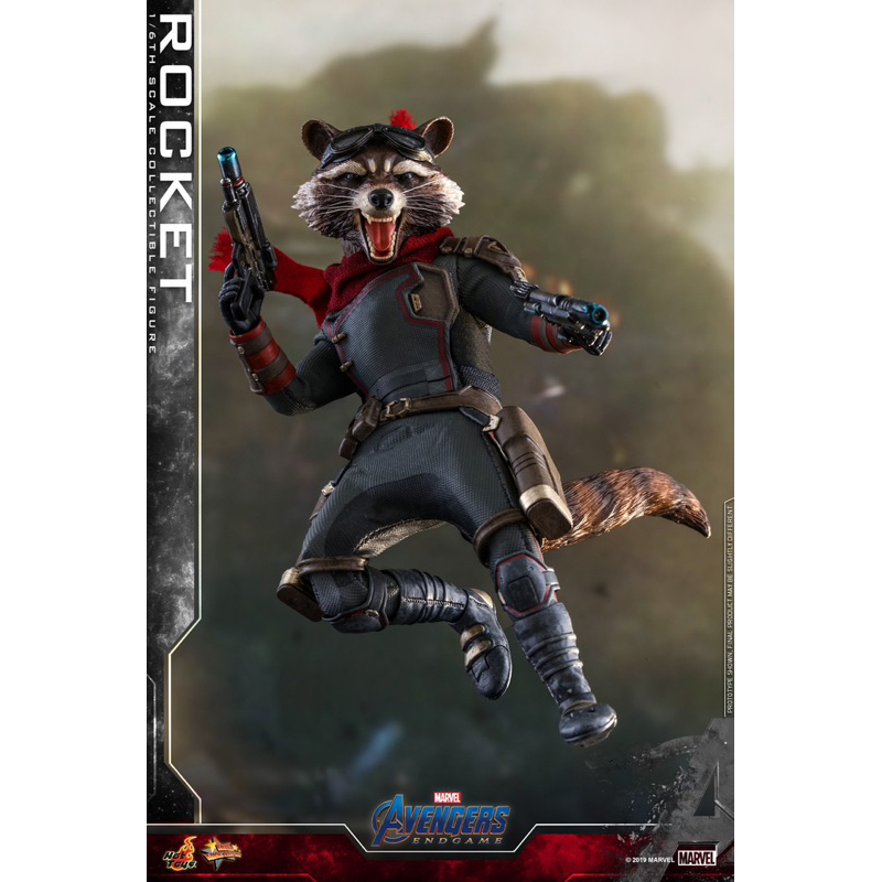 HOT TOYS MMS 548 AVENGERS : ENDGAME – ROCKET (ใหม่)