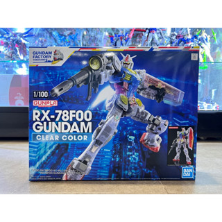 RX-78F00 Gundam (Clear Color) ของแท้ Bandai กล่องบุบด้านหลัง