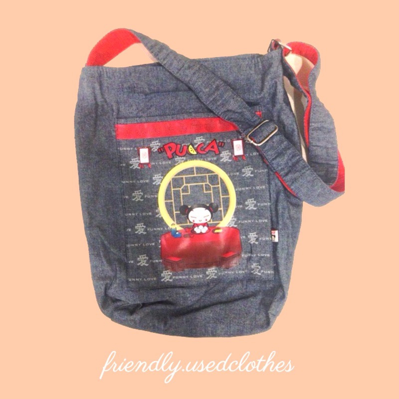 กระเป๋าผ้า Pucca #มือ2