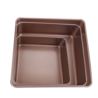 *พร้อมส่ง* ถาดอบขนม ทรงก้นลึก 8cm. และ 8.3cm. แบบ NON-STICK มีให้เลือกซื้อหลายขนาด! ถาดอบเค้ก ถาดอบคุ้กกี้ ถาดทำขนม