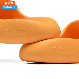 New Posee  สไตล์ฮอต 38 ° รองเท้าแตะแพลตฟอร์ม พื้นหนา กันลื่น ลายอุ้งเท้าแมวน่ารัก สําหรับผู้ชาย ผู้หญิง PS5819W-2