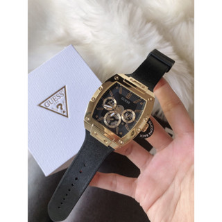 นาฬิกา Guess Black And Gold-Tone Square Unisex ใส่ได้ทั้งชายและหญิง  รุ่นอั้มใส่