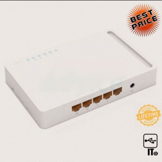 Gigabit Switching Hub 5 Port TOTOLINK S505G (5") Lifetime Forever อุปกรณ์ขยายสัญญาณ ขยายสัญญาณ ethernet อีเทอร์เน็ต