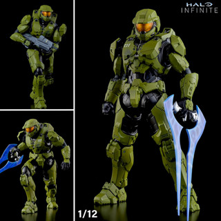 แอคชั่น ฟิกเกอร์ Halo Infinite เฮโลอินฟินิต Master Chief John 117 มาสเตอร์ ชิฟ ทหาร คอมมานโด Mjolnir Mark VI Figma โมเดล