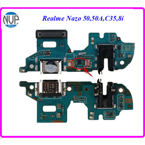 สายแพรชุดก้นชาร์จ Oppo Realme Narzo 50(4G),RMX3286, Narzo 50A Prime,RMX3516,Realme 8i,RMX3151, 9i(5G