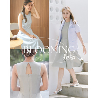 Restock รอบที่ 3🚨Marrzo~* ชุดทำงานพรางหุ่น | Blooming dress กระโปรงพริ้วเว้าหลัง