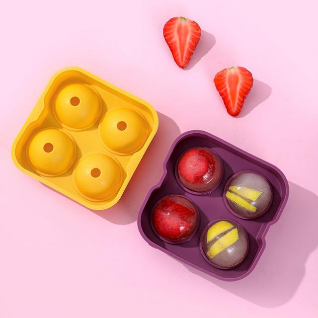 บล็อคทำน้ำแข็งวิสกี้ 4 ลูก  Whiskey ice block  (ซิลีโคน)