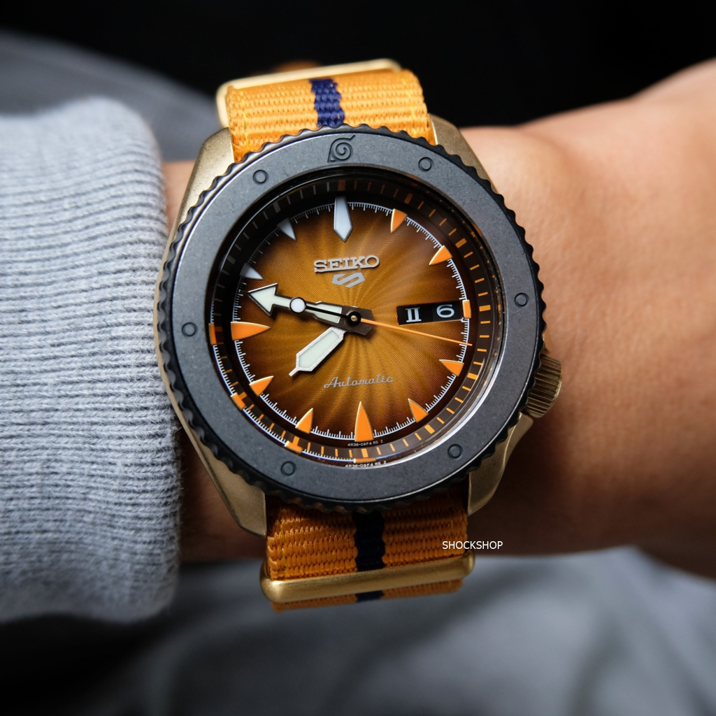 นาฬิกาผู้ชาย SEIKO 5 SPORTS x NARUTO &amp; BORUTO Limited Edition รุ่น SRPF70K1