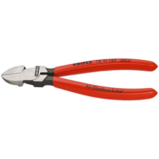 คีมตัดทแยงมุมสำหรับใยแก้ว KNIPEX NO.72 51 160 Diagonal Cutters for fidre optics (160mm.)