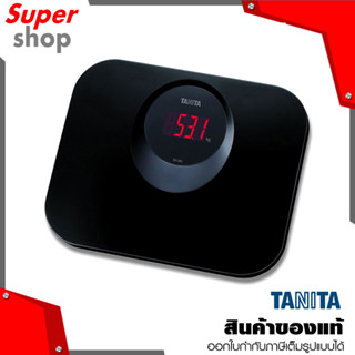 TANITA เครื่องชั่งน้ำหนักบุคคลแบบดิจิตอล รุ่น HD-394 Black สีดำ (สินค้ารับประกัน 3 ปี)