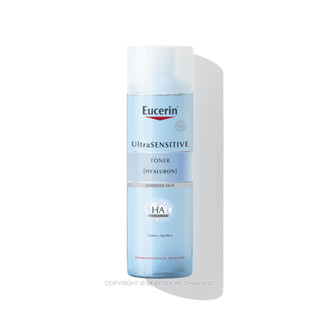 Eucerin UltraSENSITIVE [HYALURON] TONER 200ml (ยูเซอริน โทนเนอร์เอสเซ้นส์ผสานไฮยาลูรอน เติมความชุ่มชื้น บำรุงผิวหน้า)