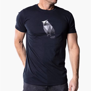 (Pre-Order ของแท้นำเข้า) Tesla Men T-shirt Cybertruck owl เสื้อยึดชายเทสล่าลายไซเบอร์ทรักนกฮูก