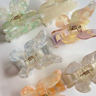 กิ๊บหนีบผมหินอ่อน Butterfly Hair Clip กิ๊บหินอ่อนเกาหลี งานพรีเมี่ยม สินค้าพร้อมส่งจากในไทย