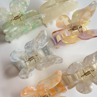 กิ๊บหนีบผมหินอ่อน Butterfly Hair Clip กิ๊บหินอ่อนเกาหลี งานพรีเมี่ยม สินค้าพร้อมส่งจากในไทย