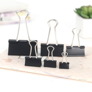 Bag Clips Wear Resistant Stainless Steel Iron Binder Clips for Food Clothes for Office Househol