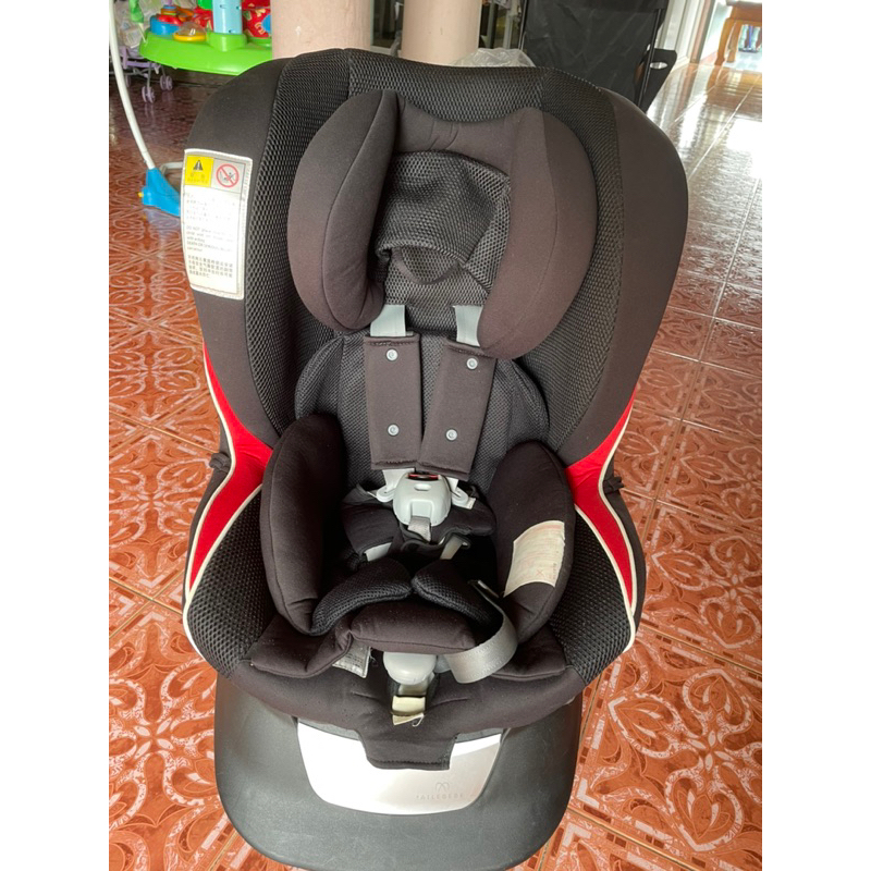 คาร์ซีท ailebebe kurutto nt2 premium สีดำแดง