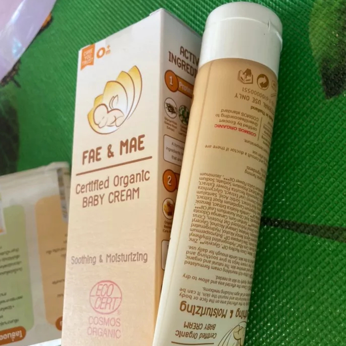 แบ่งขายครีมทาผดผื่นสำหรับเด็ก FAE & MAE CERTIFICATED ORGANIC BABY CREAM
