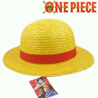 หมวกฟางลูฟี่วันพีช ONE PIECE สินค้าคุณภาพดี มีสาย พร้อมส่งจากไทย