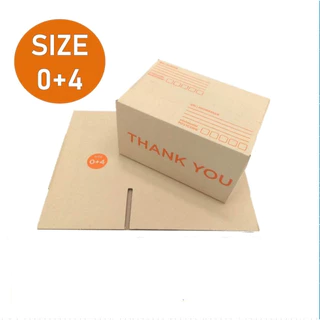 กล่องพัสดุลายthank you กล่องไปรษณีย์ กล่อง ปณ ไซด์ 0+4 แพ็ค 20 ใบและ 10ใบเลือกด้านใน ตั้งค่าส่งตามจริง