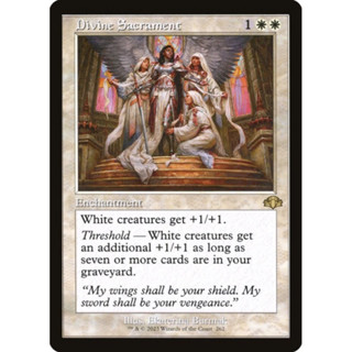 [MTG] Divine Sacrament [DMR] [WHITE] [RARE] [NORMAL] [Retro Frame] [ENG] (การ์ดเมจิค / Magic the Gathering)