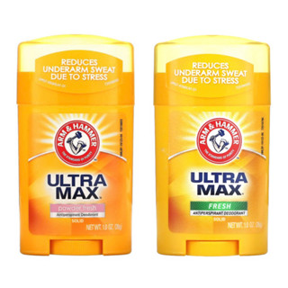 exp 2025 โรลออนระงับกลิ่นกาย Arm &amp; Hammer Ultramax Powder Fresh Antiperspirant &amp; Deodorant 1.0 oz (28 g)