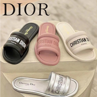 ดิออร์ DIOR/รองเท้าแตะ EVERY-D/สไตล์ใหม่/สินค้าปลอดภาษีลดราคา