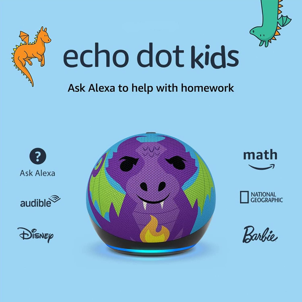 Amazon Echo Dot  Kids | Designed for kids, with parental controls [Ready to Ship]