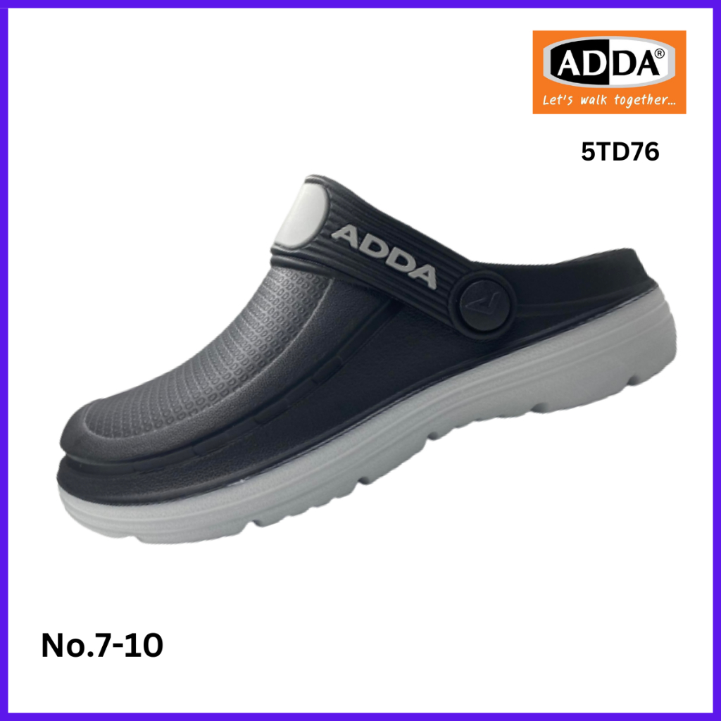 ADDA รองเท้าหัวโตผู้ชายรุ่น 5TD76 เพื่อสุขภาพเท้า พื้นนิ่ม (ไซส์7-10)