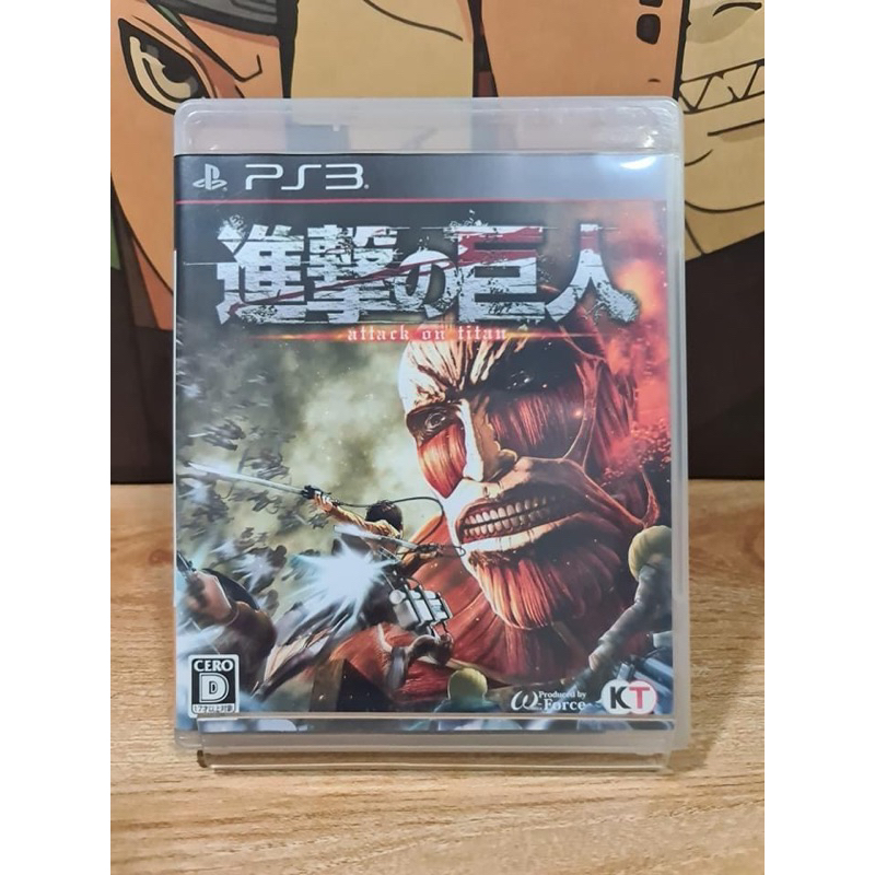 แผ่นเกมส์ PS3 PlayStation 3 เกมส์ Attack on Titan Z2 Jp  ของเครื่อง PS3