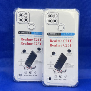 Case Realme เคส realme C21Y C25Y   ตรงรุ่น แบบ TPU ใสเสริมขอบและมุมกันกระแทก ส่งไว จาก กทม