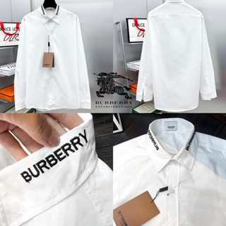 BURBERRY SHIRT FOR MEN’s 👔 Hiend 1:1 เสื้อเชิ้ตสีขาวทางการ