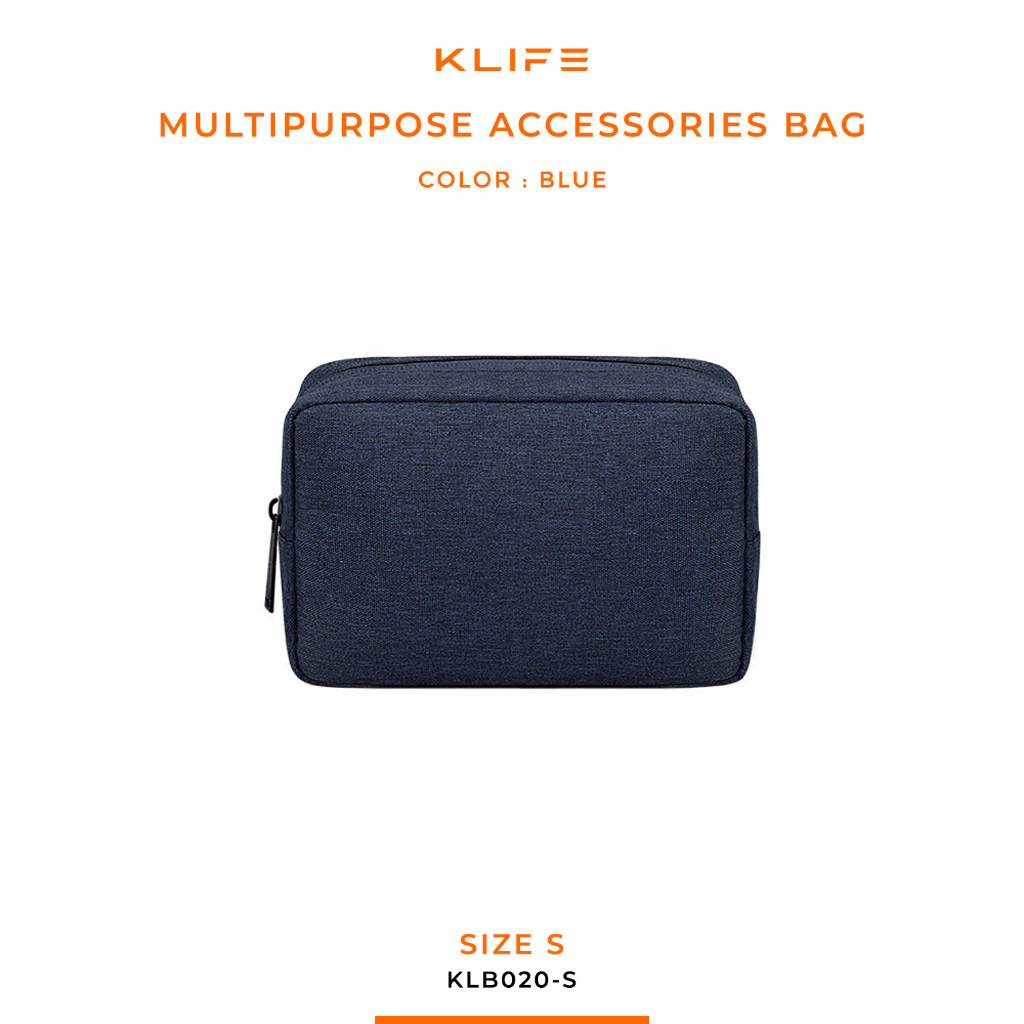 พร้อมส่ง🔥กระเป๋าใส่ของ KLIFE MULTIPURPOSE เก็บสายชาร์จ หูฟัง กันกระแทก กันน้ำ ใส่ได้เยอะ
