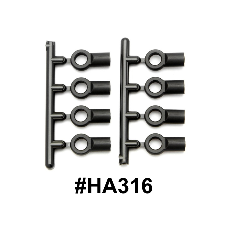 HPI A316 ROD END 5.8x12mm (8pcs)