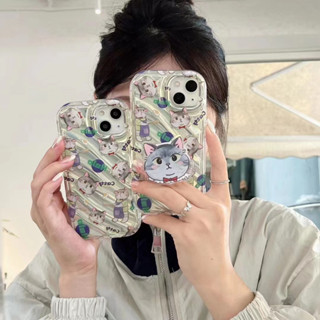 ✨สไตล์ใหม่✨เคสไอโฟน 14 Pro Max เคส for 11 12 13 Pro Max แมว griptok เคสพกพาสะดวก iPhone 13 Case เคสกันกระแทก