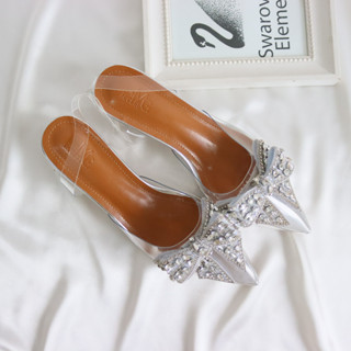 Mgaccess Kennocha High Heels Shoes L03/03 รองเท้ารัดส้น